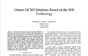 2012 International Frequency Control Symposium, USA. Title of the report "Utmost OCXO Solutions Based on the IHR Technology"